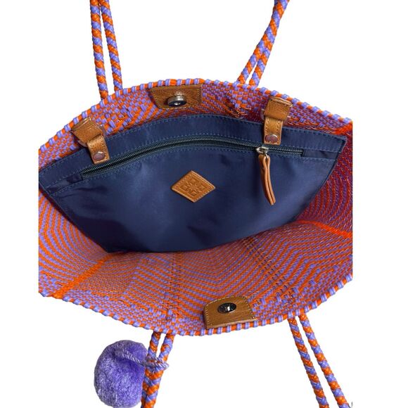 Positano Woven Tote by Tin Marin Brand - Picture 3 of 4